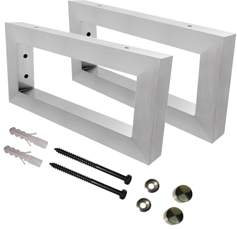 CAVATINY 2 consolle da parete destra | Supporto per lavabo stabile | Montaggio semplice a parete | Supporto per scaffale in acciaio inox 304 | Supporto per console per lavabo e scaffale da parete