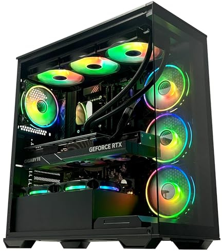 ginger6 Gaming PC Desktop 14ZH1X-WX - Intel Core i7 14700Kf Processor, Radeon RX 9070 16GB Graphics, 4TB M.2 NVMe SSD, 32GB DDR5, Z790, Wi-Fi 6E 802.11ax, Liquid Cooled, Windows 10 Home