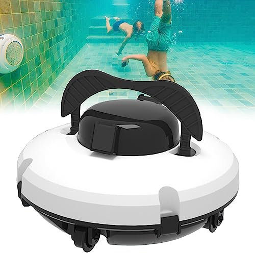 Automatic Pool Vacuum Cleaner - Intelligent Cordless Pool Cleaners For Above Ground & In-Ground Pools