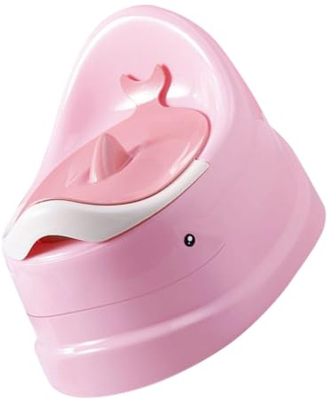 Kleinkindtoilette Rosa aus Pp, Wiederverwendbar und Leicht | Töpfchentraining Toilette für Kinder, Kinder Toilettensitz, Einschulung Feier