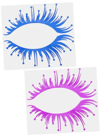 Gatuida 2paare Scheinwerfer-wimpernaufkleber Fürs Auto Reflektierend Autolampenaufkleber Wimpernaufkleber Für Scheinwerfer Mit Dekoration Fürs Außenbereich Aufkleber Automobil