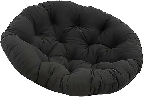 Rundes Stuhlkissen für Outdoor-Schaukeln, Gartenstuhlauflagen, Rattan-Stühle, Kissen, 60 x 60 cm, bequeme Sitzpolster für verbesserte Entspannung