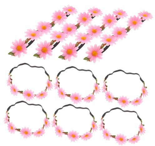 VICASKY 10piezas Diadema De Flores Artificiales Diseño De Guirnaldas Decorativas Para El Cabello Para Tocados De Novia y Adornos Para Niñas
