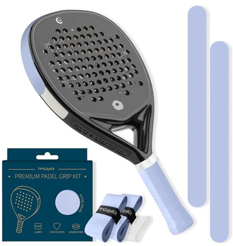 Overgrip y Protector para Pala de Pádel – Set de Grips, Anillo y Protectores Colores Pastel – Accesorios para Raquetas- Compatible con Pádel y Tenis – PT·GripKit