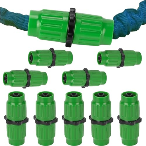 Flexibler Schlauch Reparatur-Set - Schnellverbinder Für Wasserschläuche,Fahrzeugreinigung & Hofpflege Reparatur Zubehör 10 Stück
