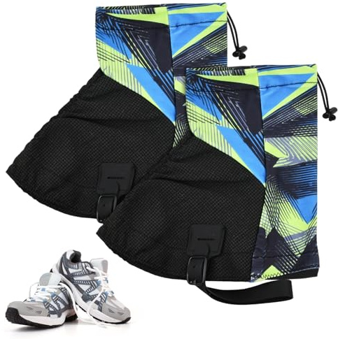 Luxvara Trailrunning Schuhgamaschen zum Laufen,Trail Low Gaiters,Wasserdichte Trail Gaiters Low Gamasche für perfekten Laufschutz