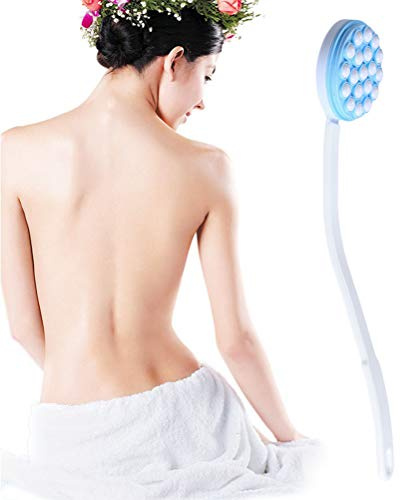 Eincremehilfe, Eincremehilfe Rücken, Rücken Eincremer, Applikator mit Massagekopf für Rücken Eincreamer, selbst eincremen, Massage, Creamer Lotion, Rücken 45cm