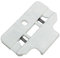 Gardinia Deckenclip für 3-läufige Flächenvorhangschiene Atlanta, Deckenmontage, 2 Stück, Kunststoff, 5,6 x 4 cm, Weiß