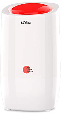Solac - Ultraschall-Luftbefeuchter Air From Kyoto | 25 W | 3 Vernebelungsstufen | Aromageeignet | Fassungsvermögen 3,2 l | leise | Vernebler bis 300 ml/h | elektronische Touch-Steuerung