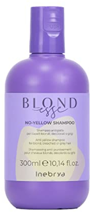 INEBRYA SHAMPOO ANTIGIALLO |Ideale per tutti i capelli biondi, decolorati o grigi | No Yellow BLONDESSE INEBRYA |300ml