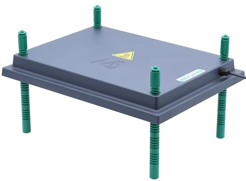 Agrarflora Küken Wärmeplatte 30x40cm, 30 Watt - Heizplatte für die Kükenaufzucht - Kükenwärmer, Kükenwärmeplatte - höhenverstellbar, effizient & sparsam - geeignet für Geflügel, Hühner & Reptilien