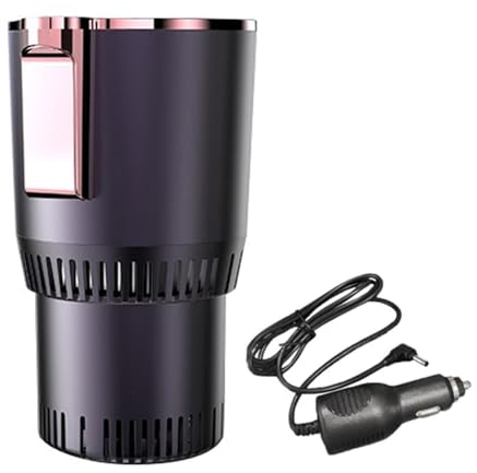 Portavasos para Coche, Enfriador de Tazas para Coche - Enfriador de Agua con Calentador de café Inteligente 2 en 1 | Expansor de Taza de Coche, Soporte para Bebidas, Soporte para Botella de Agua para