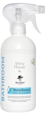 Allrengöringsmedel StoneSwept | Shiny House från Kavalier | Perfekt för polerade stenytor, keramik och trä | Med avokadoolja för mer glans | fräsch blomdoft | 500 ml