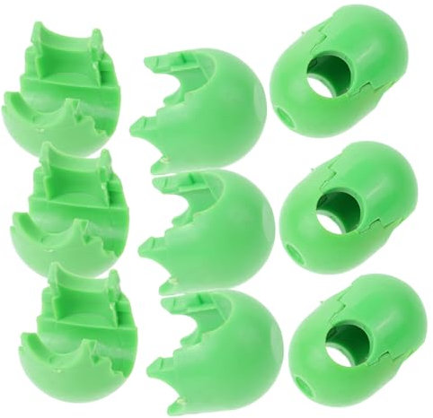 Supvox Kletternetz Schnalle Für Kinder Kunststoff 6 Stück Leuchtend Outdoor Zubehör Verbindungselement Kletterseilverbinder Für Spielplatz