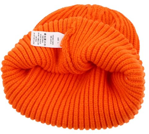 Holibanna Warme Wollmütze Strickmütze Für Herbst Und Winter Outdoor Hut Einfarbige Runde Erwachsene Mütze