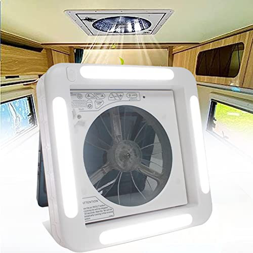 Climatiseur de camping-carVentilateur de toit de caravane, Ventilation de ventilation de camping-car, Ventilateur réversible 12V pour camping-car, Télécommande électrique 11, A (A)