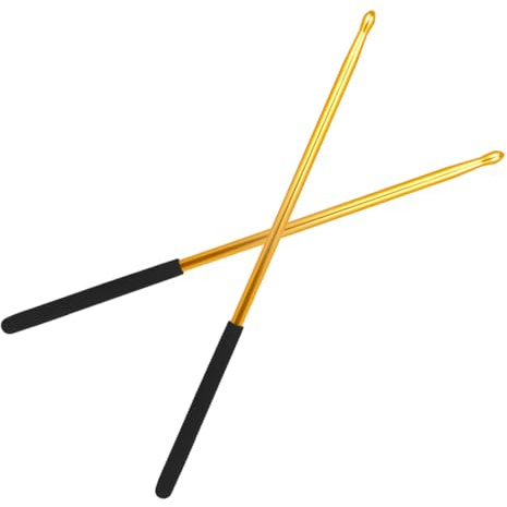 FUNOMOCYA Drumsticks aus Aluminiumlegierung Schlagzeugzubehör für Erwachsene und Teenager Robust für Häufigen Gebrauch Hohe Schlagkraft und Lautstärke