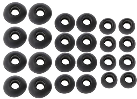 12 paia di gommini di ricambio in silicone per auricolari di ricambio S/per M/L per 90% in-ear ear B tappi antirumore cancellazione del rumore blocco riduzione Macks