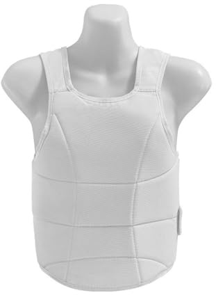 Uqezagpa Protège-poitrine en polyester respirant adapté pour absorber les chocs Tissu Oxford sécurise les protections
