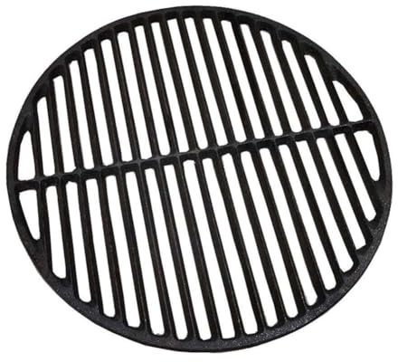Griglia rotonda in ghisa per barbecue all'aperto a gas e carbone, diverse dimensioni, ritenzione del calore, perfetta per gli appassionati di barbecue e cucina