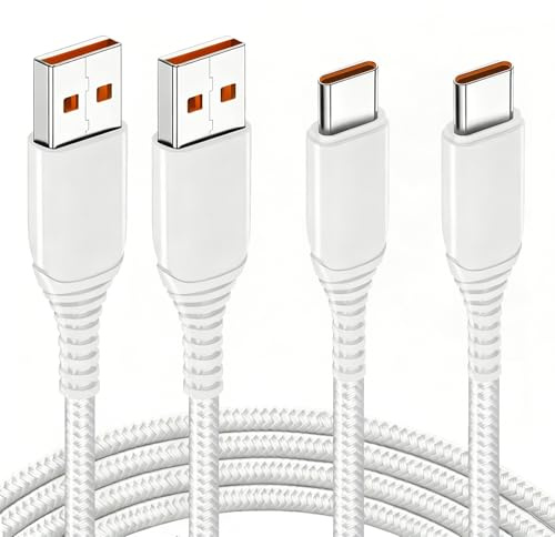 120W Cable USB-A USB-C Carga Rapida para Xiaomi 17 Ultra/15T Pro/15 14/14T/13/13T/12 11/11T/Mi 10,Redmi 15C 14C 13C 12C 15 14 Note 15 14 Pro+ 5G 13 12,Poco X8 X7 X6 F7 F6 F5 M6 Tipo C Cargador 2Pack