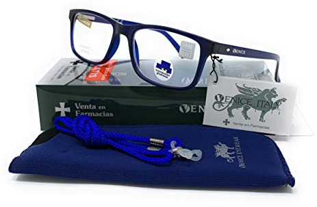 VENICE EYEWEAR OCCHIALI - Lunettes de Lecture Anti Lumière Bleue, Gaming, Anti Fatigue pour Ordinateur, Homme et Femme, Presbyte +0.00 à +3.50 Coti