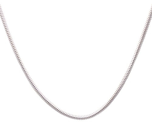 DUR Halskette Schlange dünn aus 925 Sterling Silber, Länge: 45 cm, K2254.45