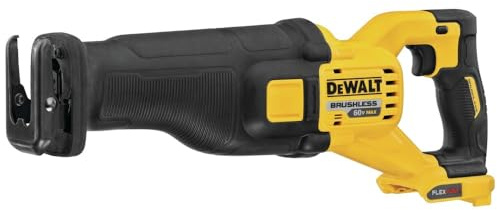 DEWALT DCS389BR 60V MAX FLEXVOLT Brushless Lithium-Ion 1-1/8 in. Cordless Reciprocating Saw (Tool Only) (Renewed)