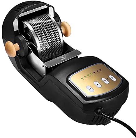 KELUNIS Electric Hot Air Coffee Bean Roaster Household Adjustable Coffee Baking Machine with Control Panel, 7 Roasting Gear And Cooling Function