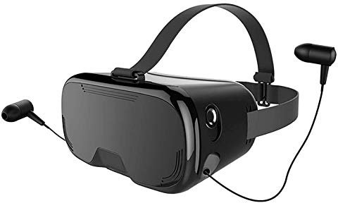 SMSOM Auriculares VR, Controlador Anti-Azul de la Lente protegida del Ojo de la Lente Bluetooth Gamepad 3D VR Glasses Realidad Virtual para 4.5-6.7in Pantalla