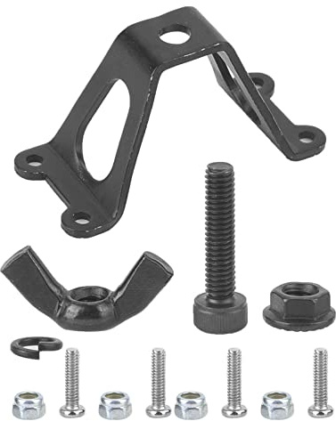 Onewer Support de Roue de Secours, Support de Roue de Secours arrière en Alliage d'aluminium, Durable pour la Voiture DIY RC remplaçant l'ancienne Partie axiale SCX10 D90