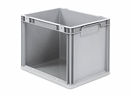 PROREGAL Eurobox NextGen Store | HxBxT 32x30x40cm | 30 Liter | Seite offen | Eurobehälter, Transportbox, Transportbehälter, Stapelbehälter