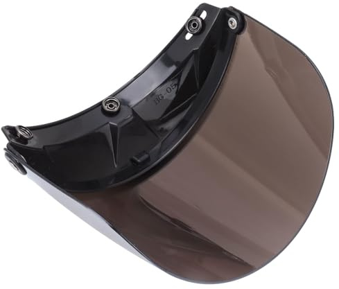 Visière de Casque, Protection UV Réglable, Lentille de Casque pour Moto (Argent)