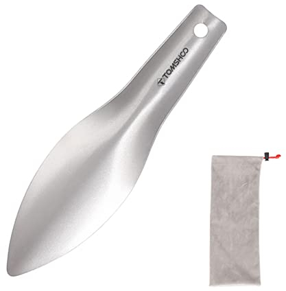 Handschaufel,ERYUE Titanium Garten Handschaufel Outdoor Camping Wandern Rucksack Kelle