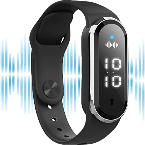 Bracelet Repellent Mosquito Ultrasonic Anti-Mosquito Wristband, Electronic Mosquito Repeller Watch, USB Charge Portable, Bracelets for Adults Kids Indoor/Outdoor (Black)