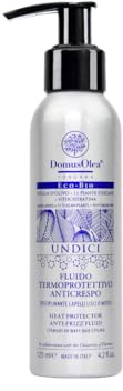 Värmeskyddande fluid – värmeskydd och disciplinerande åtgärder för rakt eller vågigt hår – med fytokomplex av Olive, Helichrysum och Aloe – 150 ml – Domus Olea Toscana