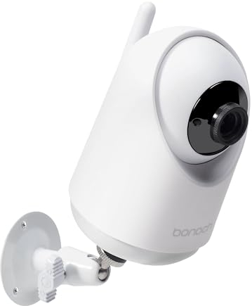 bonoch Soporte de Pared Ajustable para Monitor de bebé, Soporte de Metal Ajustable para cámara de bebé Compatible (no para Monitor, cámara no incluida)