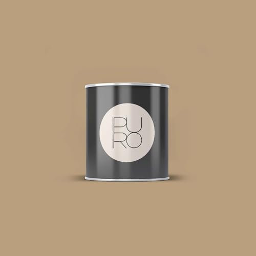BRICOFLOR Wandfarbe Cappucino für Innen in 5l, 2,5l und 1l Gebinden Dispersionsfarbe matt als Designfarbe in Braun gut deckend