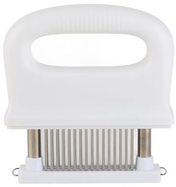 ZPSHYD Aguja de carne suelta de acero inoxidable de 48 pines, herramienta ablandadora de carne para utensilios de cocina, ideal para filetes y aves de corral, diseño resistente