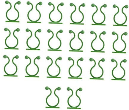 PartyKindom 80 Stück Pflanzen Kletterwand Clips Selbstklebende Pflanzenhalter für Wände zur Organisation von Pflanzenranken und Kabeln Geeignet für Glatte Oberflächen