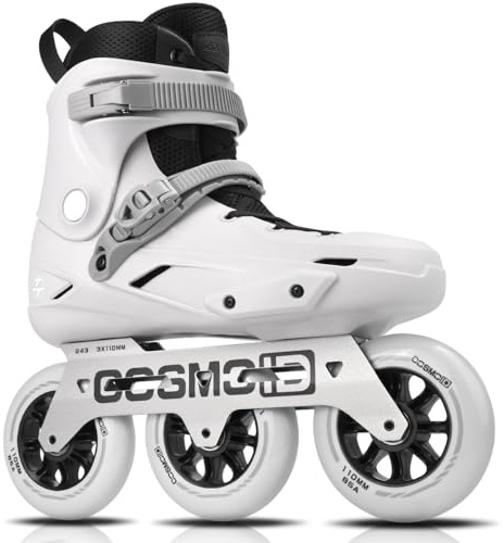 COSMOID TT3 Pattini in linea per donna e uomo, lame per pattini a rotelle per adulti uomo e donna, lame per pattini a rotelle professionali per fitness unisex
