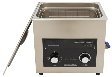 10L Ultrasonic Cleaner 240W, Professional Industrial Sonic Cleaning Machine with Heater & Timer, Stainless Steel Sonic Bath for Jewelry Watches Dentures Dental Tools Hardware