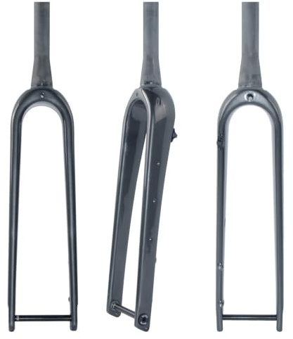 Generisch Kohlefaser 700C Rennräder Starre Gabeln 12×100mm Steckachse