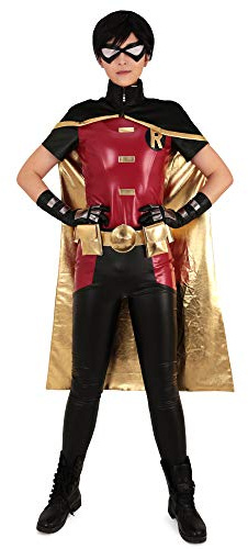 miccostumes Men's Grand Theft Red and Black Cosplay Costume Cloak (L)