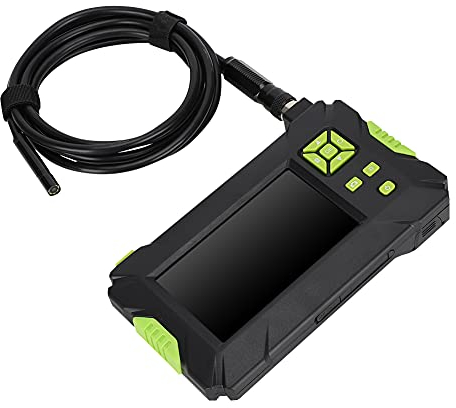 4,3 '' Farb-LCD-Display Industrielle Endoskop-Inspektionskamera, IPX67 Wasserdichtes Hardwire-Rohr-Endoskop mit Langem Standby, 2600 MAh Akku(10m)