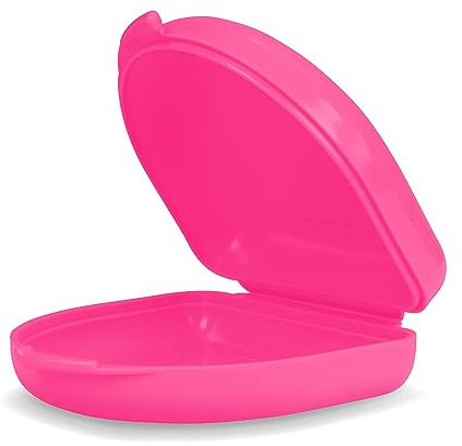 Wellsamed KFO Classic Boîte de rangement pour appareils dentaires ou gouttières Rose