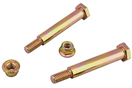 2 sets New Deck Wheel Bolt with Lock Nut for Husqvarna Craftsman Poulan MTD Cub Cadet 137644 184219 193406 738-3056 938-3056 73930600