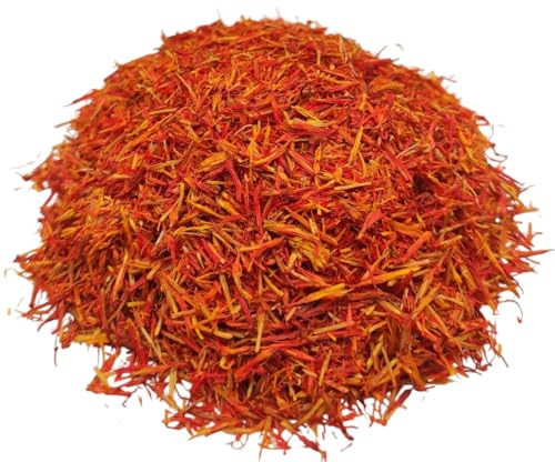 Flor de Cártamo Seca 40g - 1,95Kg Falso Azafrán Carthamus Tinctorius (460 gramos)
