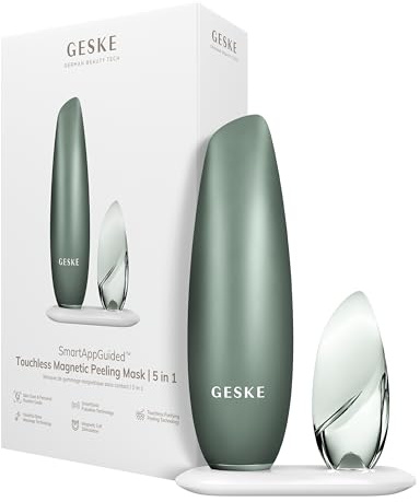 GESKE | SmartAppGuided™ Touchless Magnetic Peeling Mask 5 in 1 | Magnetische Gesichtsmaske | Entfernt Unreinheiten | Facemask | Porenreinigung | Pflege für Frauen & Männer | Gesichtsmasken