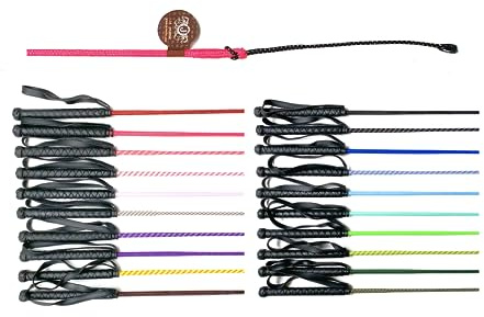 JA Horse JA0037 Kinderreitgerte mit Handgelenkschlaufe, 90 cm, Pink | Kinderreitgerte Reitgerte mit rutschfestem Gummigriff & Handgelenkschlaufe – Perfekter Halt für junge Reiter